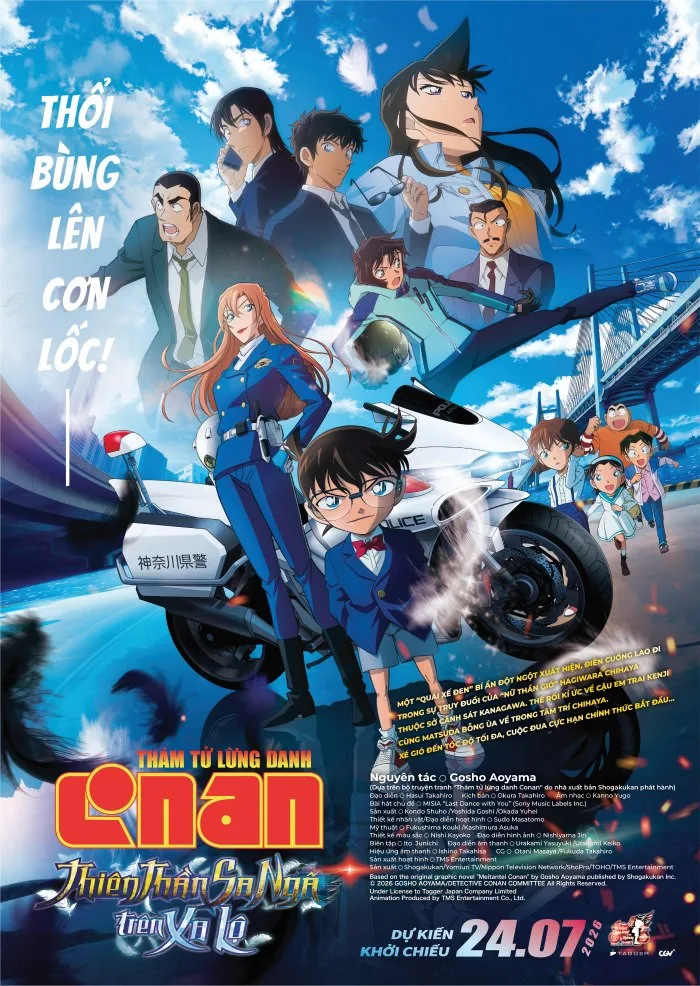 PHIM ĐIỆN ẢNH THÁM TỬ LỪNG DANH CONAN: THIÊN THẦN SA NGÃ TRÊN XA LỘ
