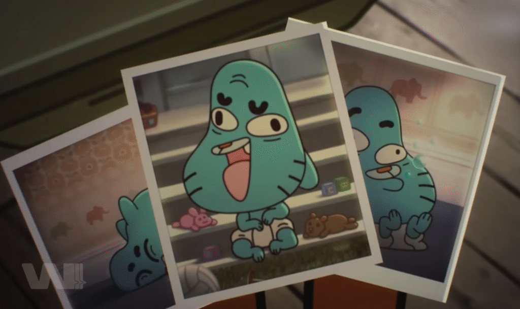 Ngoại hình sơ sinh của Gumball