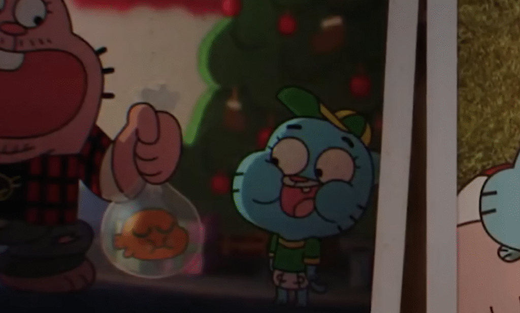 Trong The Hero (mùa 2), một bức ảnh gia đình tiết lộ Darwin được Richard tặng cho Gumball như món quà Giáng sinh. 