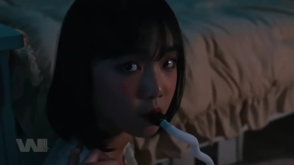 Đứa trẻ vẫn là đứa trẻ, nhưng biểu cảm và hành vi thì như có ai khác đang mượn thân xác.