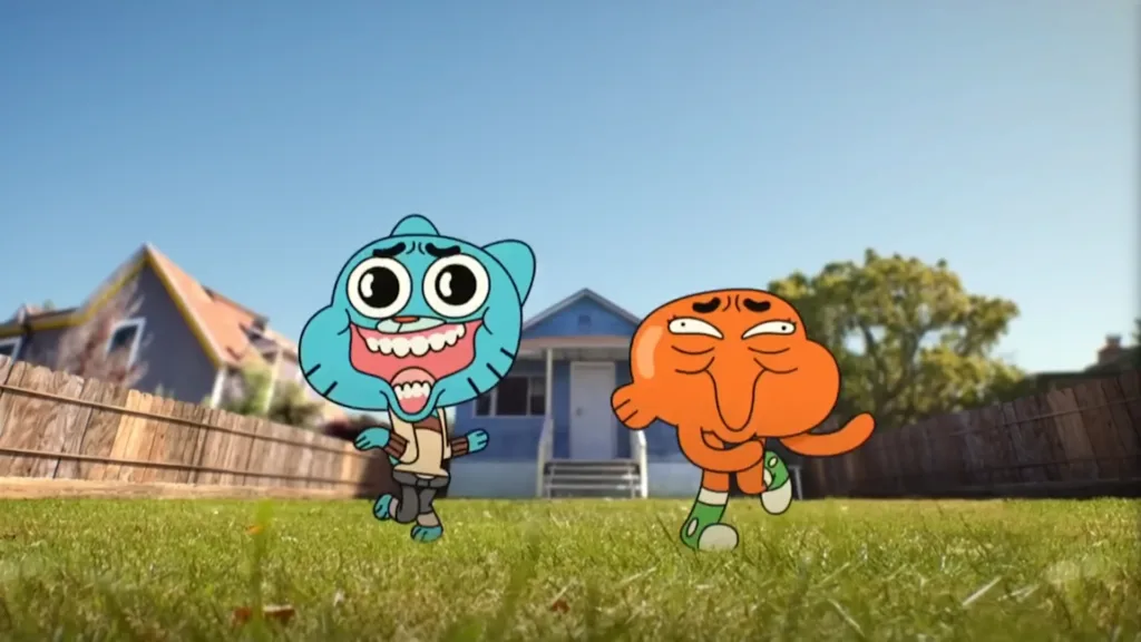 18. Gumball và Darwin mô phỏng Attack On Titan: titan nhưng là titan phiên bản tấu hài