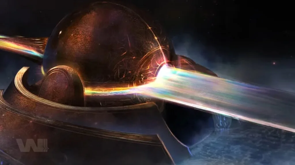 Thor sử dụng Bifrost để vượt qua đa vũ trụ