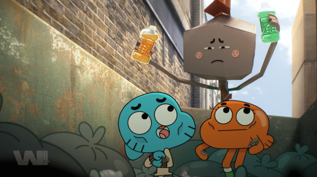 The Wonderfully Weird World Of Gumball khịa những gì?