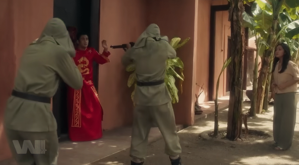 Nhưng ngay trong ngày cưới, quân Nhật ập đến.