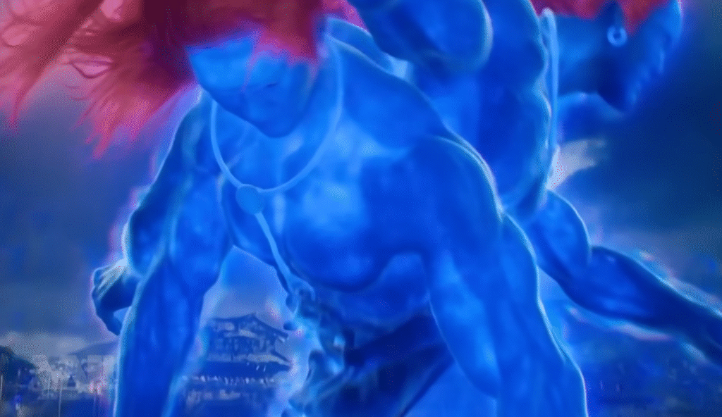 Ân Giao bất ngờ xuất hiện dưới dạng pháp tướng ba đầu sáu tay.