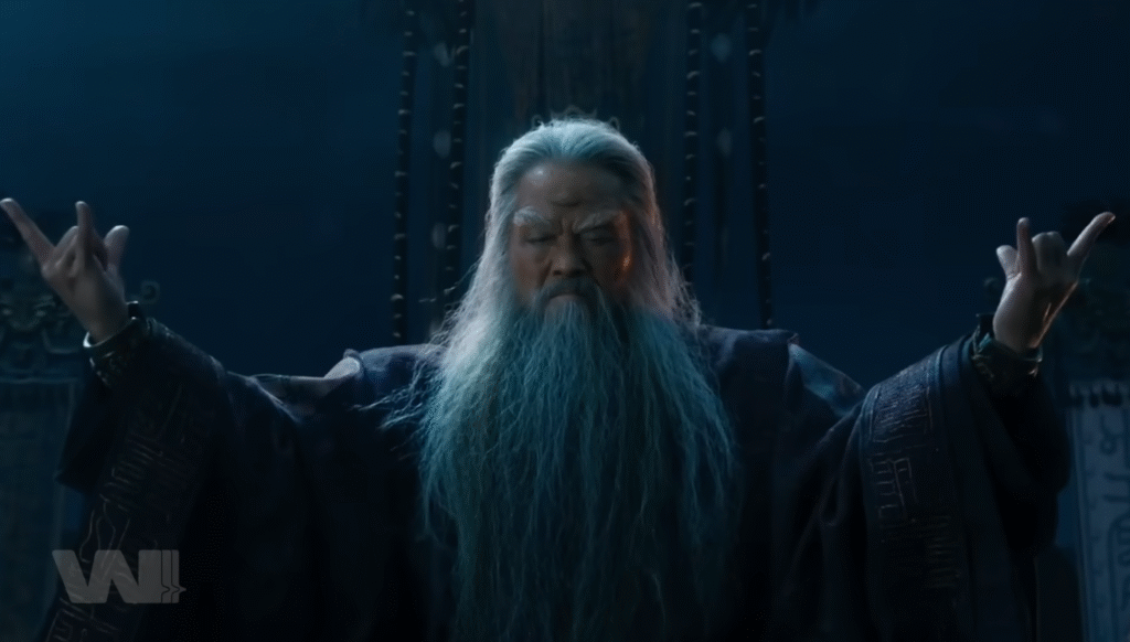 Văn Thái Sư bày tế đàn Hắc Nguyệt