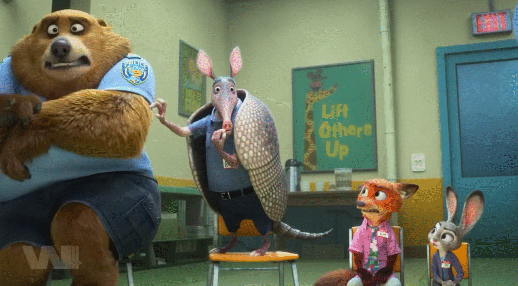 Trong phòng trị liệu xuất hiện vài chi tiết thú vị