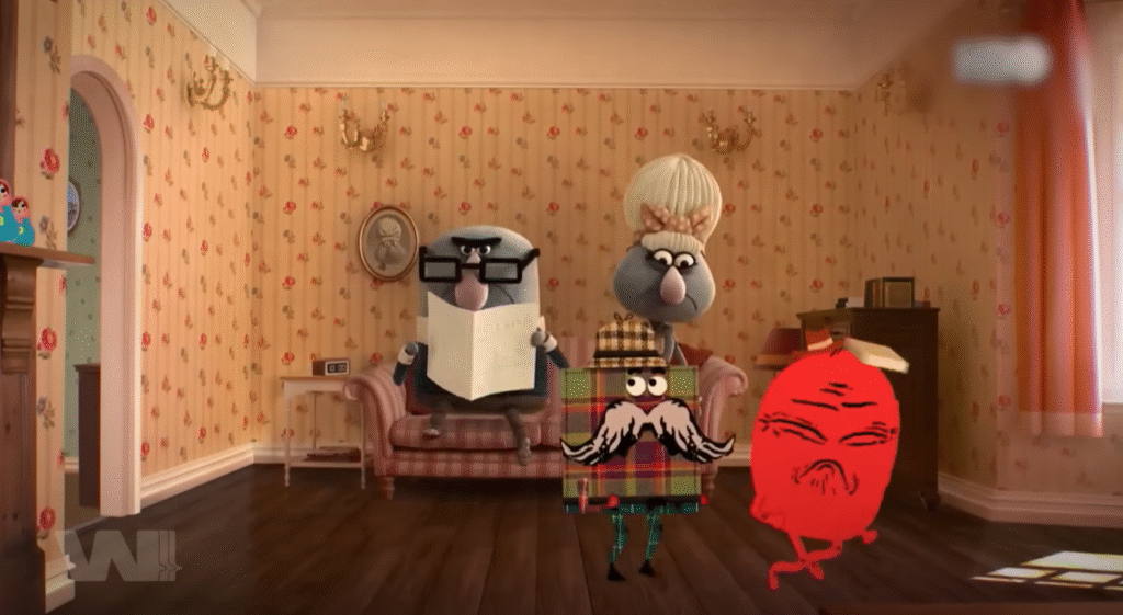 khi nhóm người già yếu ớt vô tình đi nhầm vào nhà, Margaret không cần biết lý do, lập tức ném đồ vào họ