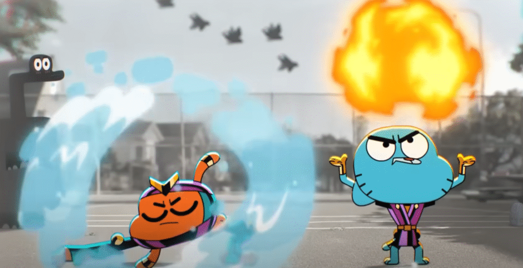 Tuyệt chiêu Scorpion và Rain từ Mortal Kombat.