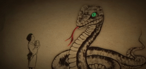 Review Senritsu Kaiki File tập 9 – Bí ẩn người rắn và tình yêu si tình