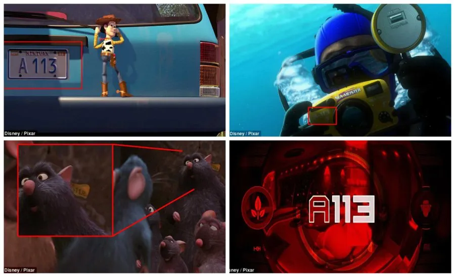 3. A113 – Disney/Pixar