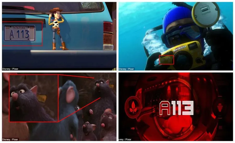 3. A113 – Disney/Pixar