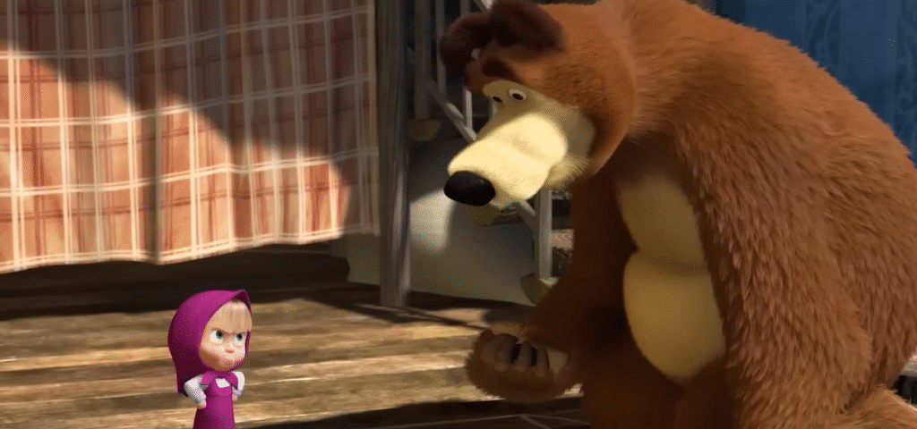 Cô bé Masha và chú gấu xiếc – Hỗn loạn nhưng đầy ấm áp