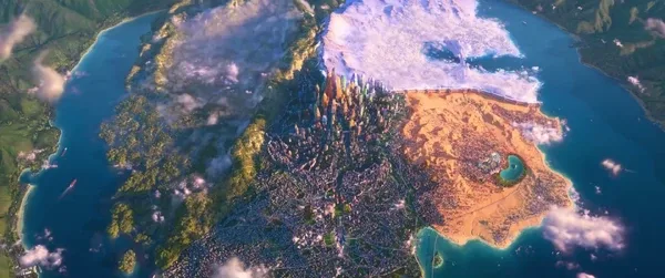 Giải mã các khu vực lớn tại Zootopia: Bản đồ thành phố động vật của Disney