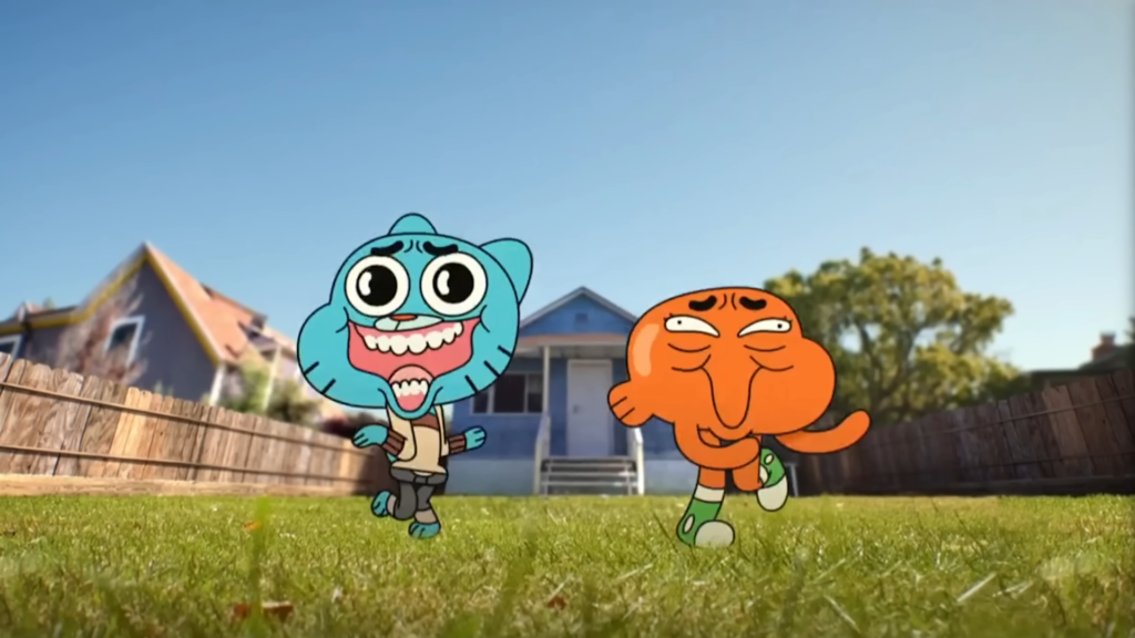 18. Gumball và Darwin mô phỏng Attack On Titan: titan nhưng là titan phiên bản tấu hài