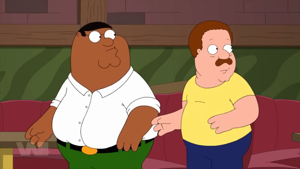 Peter và Cleveland hoán đổi màu da cho nhau