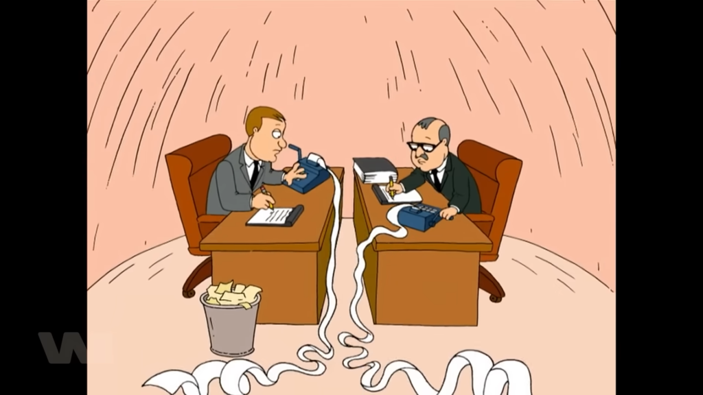 Hai anh kế toán thường trực bên trong đầu Peter