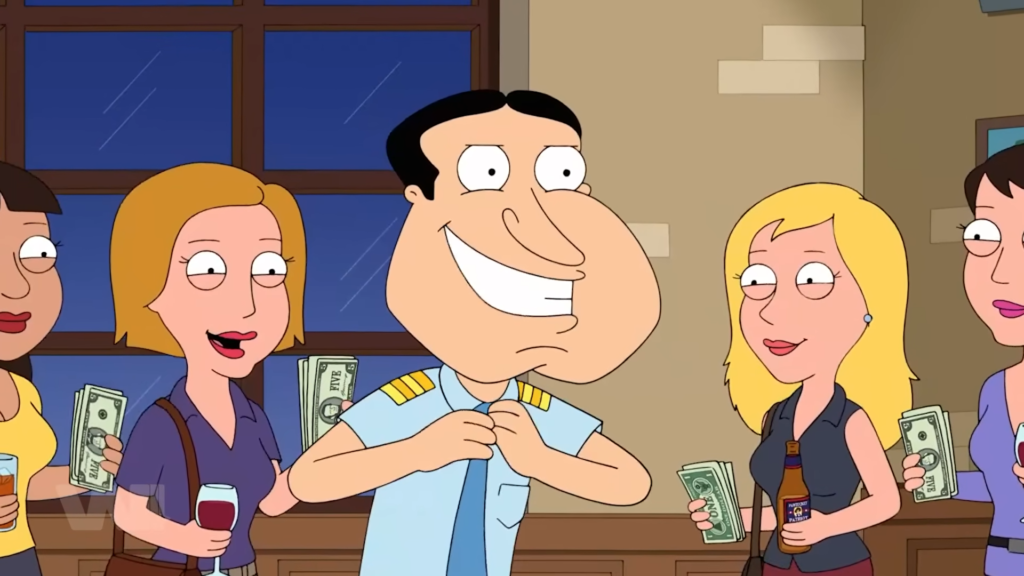 Glenn Quagmire: Thu Nhập Cao Nhưng Không Tích Lũy