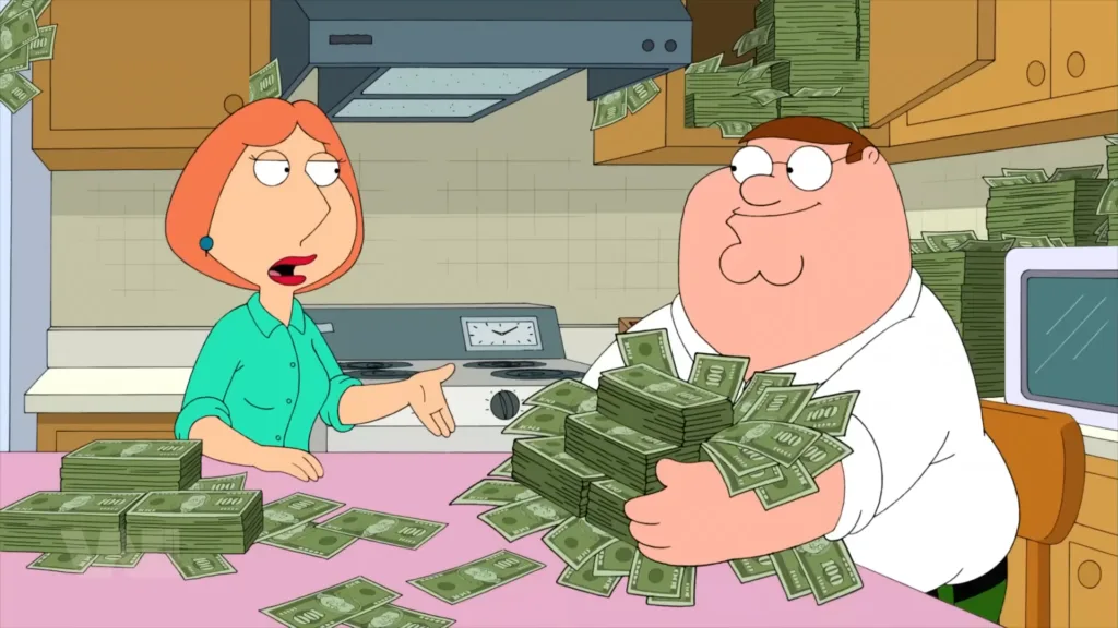 Xếp Hạng Độ Giàu Có Của Các Nhân Vật Family Guy